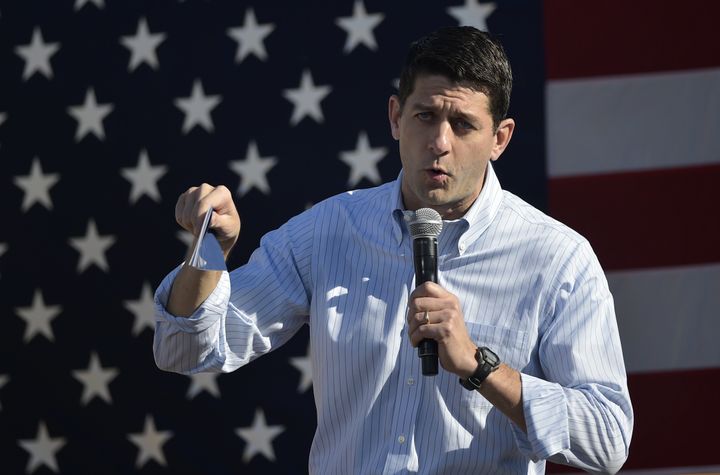 House Speaker Paul Ryan at the First Congressional District Republican Party of Wisconsin Fall Fest on Oct. 8, 2016.