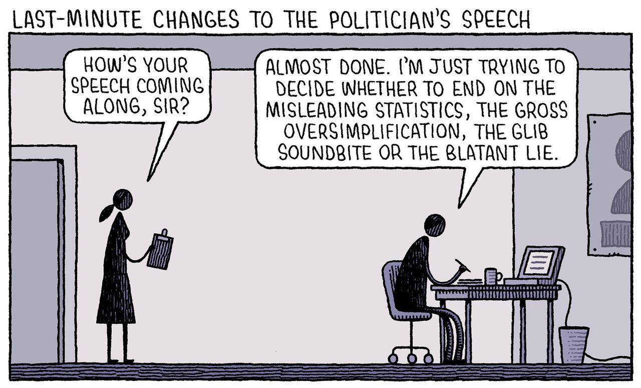 Last minute changes. Tom Gauld Comics.