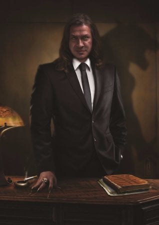 Jonathan Weiss as a werewolf.