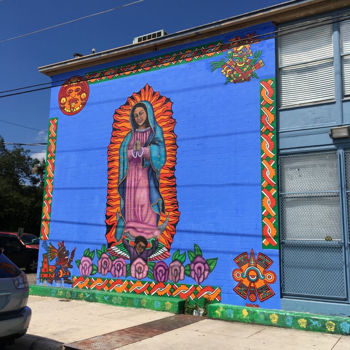 Another vibrant and beautiful Westside mural.