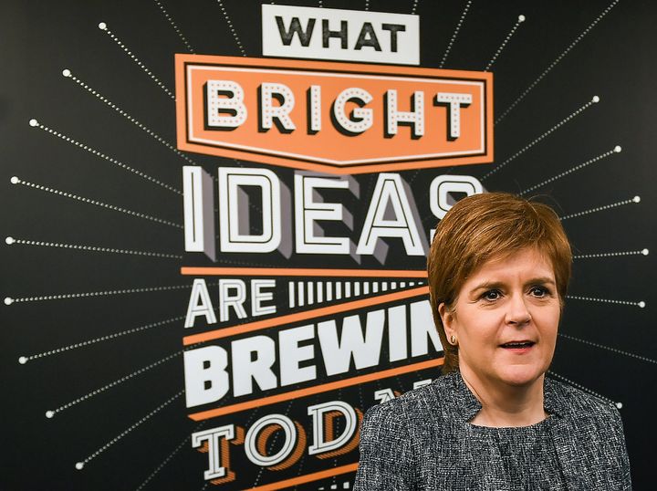 Scotland's First Minister and leader of the SNP Nicola Sturgeon