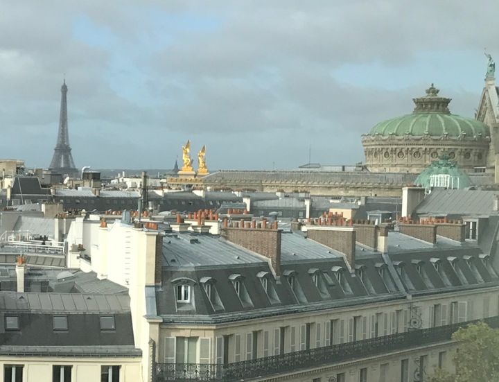 Paris view from Marriott Opera Hotel