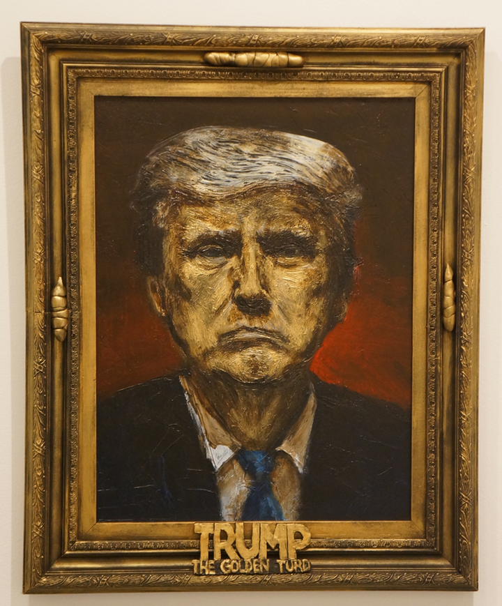 Trump and the Golden Turd [2017] by MK Ghonima