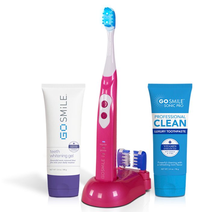 Sonic Blue Susan G. Komen Whitening Kit Pink Limited Edition from Go Smile. 