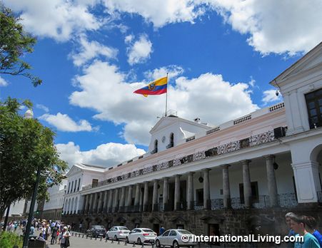 Presidential Palace, Plaza Grande, Quito, Ecuador.