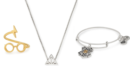 Select pieces from Alex and Ani's new <a href="https://www.alexandani.com/collections/collaborations/collection-group/harry-p