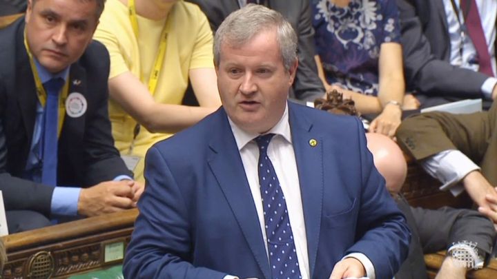 SNP Westminster leader Ian Blackford has called for Theresa May to "walk the walk" on workers' rights after she claimed the Conservatives were the "party of the workers"