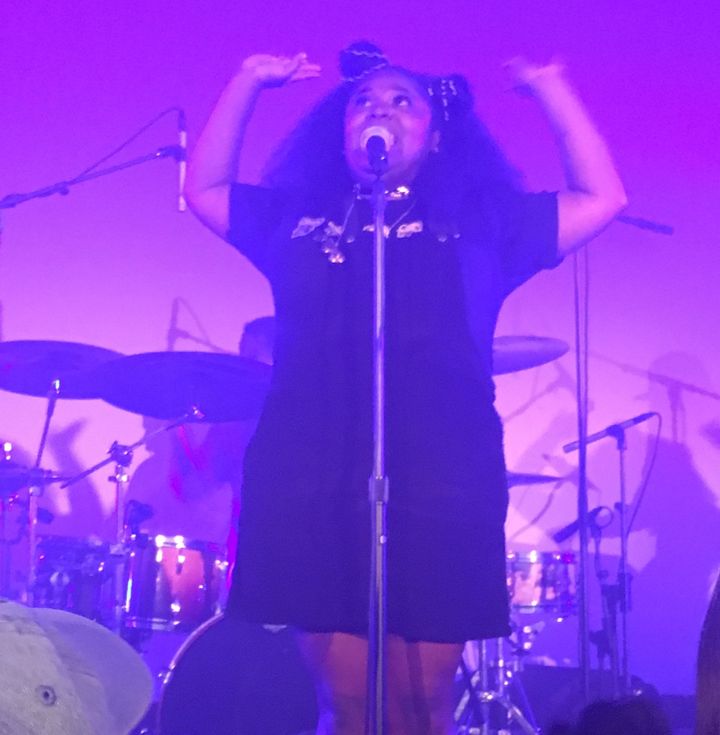 Tarriona “Tank” Ball performing with her band at the Masonic Lodge - 10/5/17