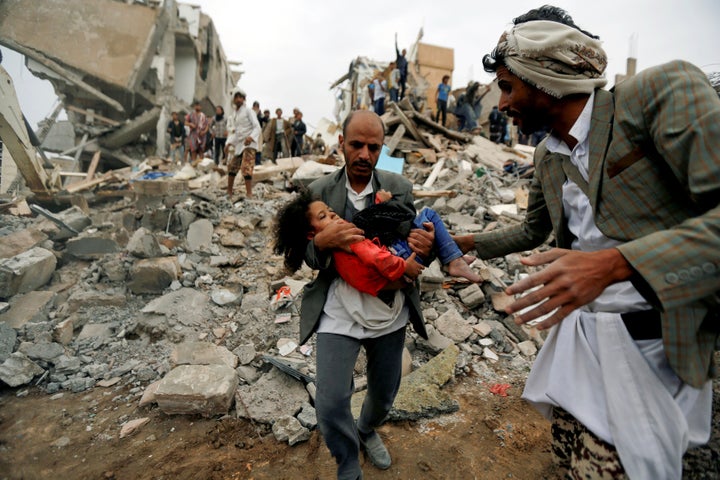 Air strikes by the U.S.-backed coalition are responsible for more than 5,000 civilian casualties in Yemen, according to the United Nations.