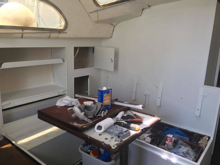 sailboat interior restoration