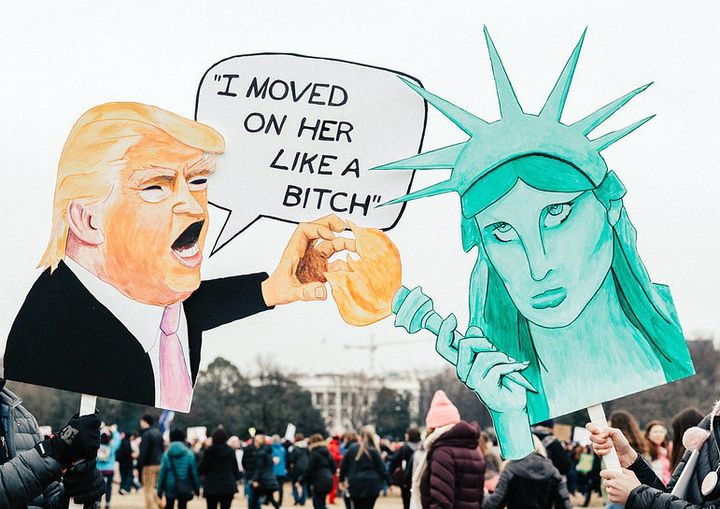 Seen at the Women’s March in Washington, D.C. on Jan. 21, 2017.