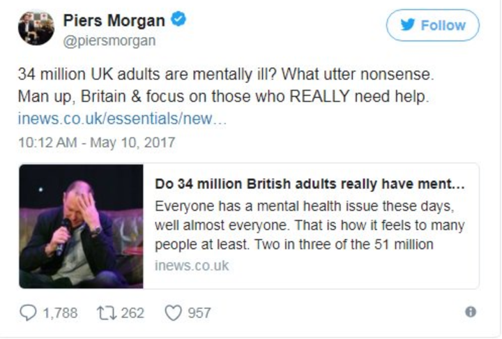 <p>see Dave? Pr*ck Morgan is an a**hole, and when we refuse to talk to each other about our feelings we’re only making him stronger. Like some disgusting parasitic creature that feeds on using their privilege to make others feel worse. And we don’t stand for that sh*t Dave, we just don’t. </p>