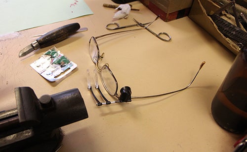 <p><strong>Marcel’s tools.</strong></p>