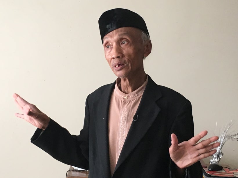 Sujitno Sajuti in his West Hartford, CT home