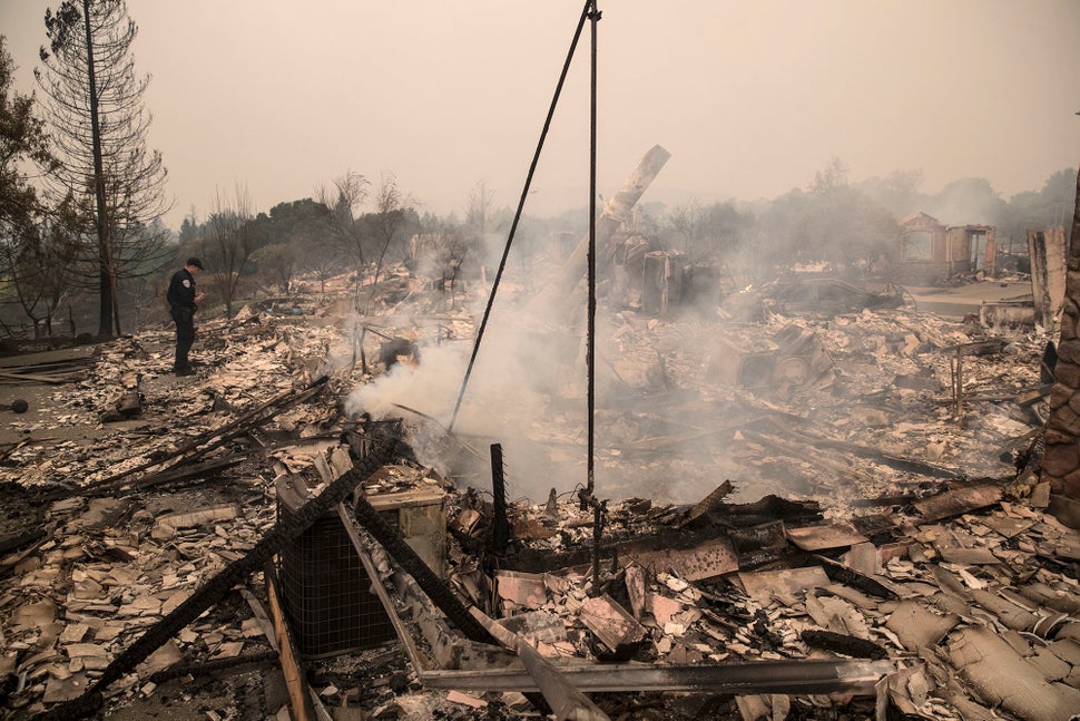 Photos Capture Apocalyptic Aftermath Of California Wildfires | HuffPost