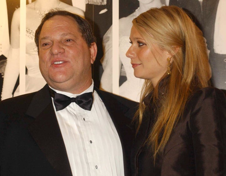 Harvey Weinstein and Gwyneth Paltrow in 2002.