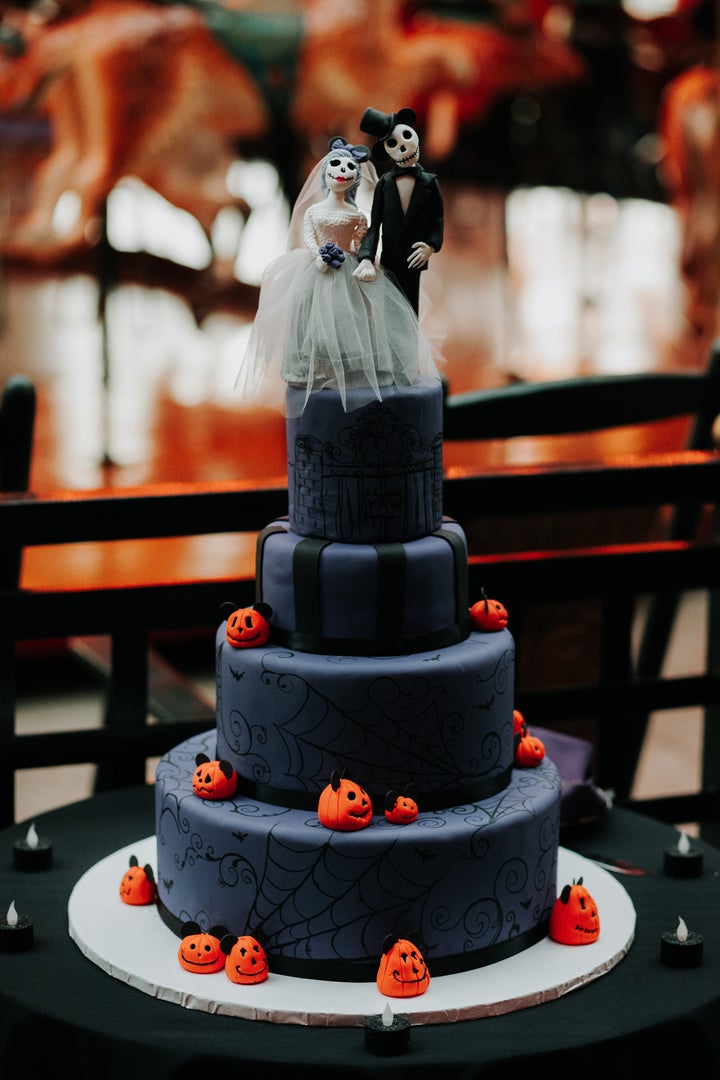 The cake looked scary-good.