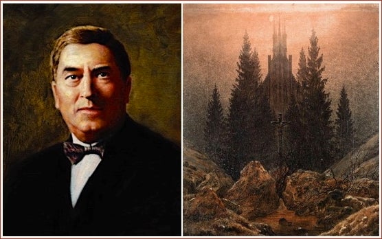 Maurice Duruflé (1902–1986) and <em>Cross and Church in the Mountains</em>, Caspar David Friedrich (1774–1840)