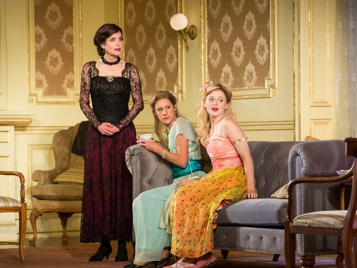 Elizabeth McGovern, Charlotte Parry and Anna Baryshnikov in Time and the Conways 