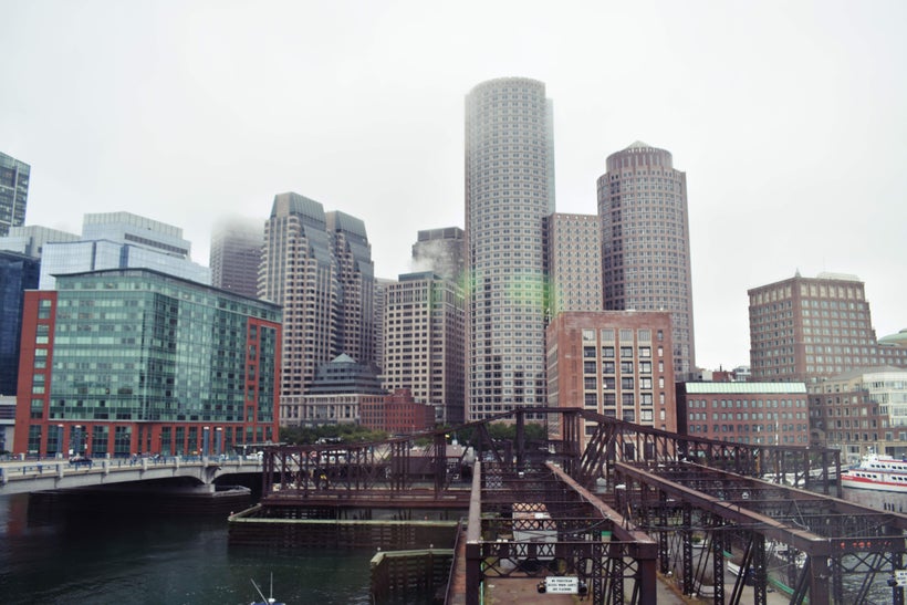 Enjoy the foggy mornings and the skylit city in the evenings.