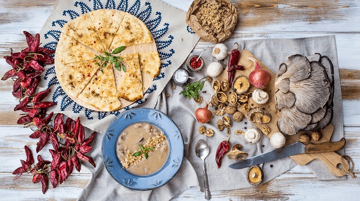 <p>Khachapuri</p>