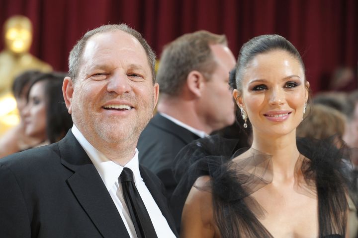 Weinstein's wife, Georgina Chapman, has said she is leaving him