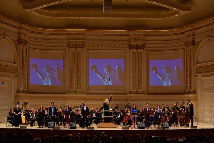 Conductor Amy Andersson and the Orchestra Moderne NYC at Carnegie Hall