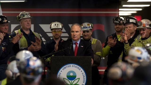 EPA chief Scott Pruitt just issued a rule to repeal an Obama-era regulation limiting power plant carbon emissions.