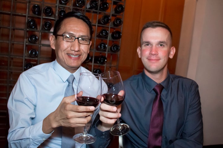 The couple celebrated at Proper in Tucson, which has since closed.