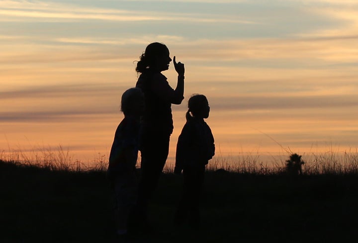 sunset at Wilderness Youth Project