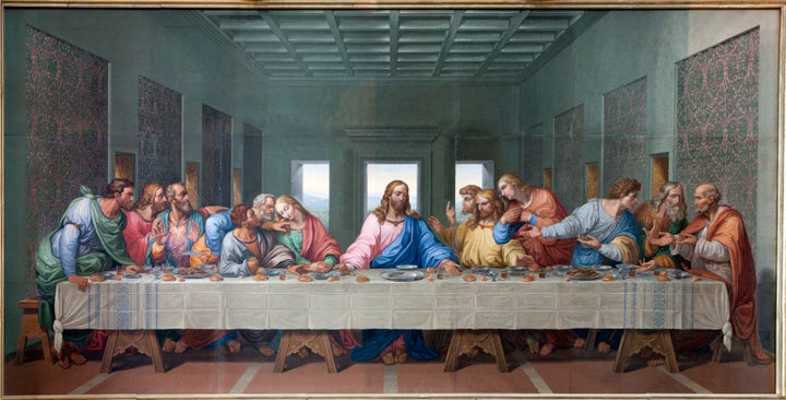 There were 13 people at the Last Supper — Jesus and his 12 apostles