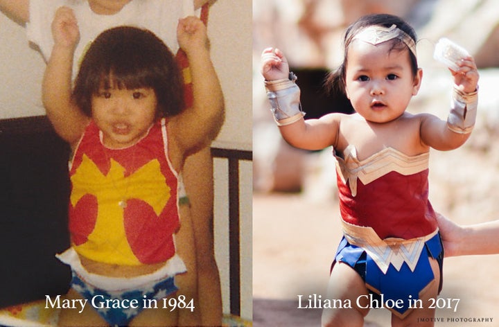 “It just tickled me to see my baby girl as Wonder Woman because I also dressed up as her as a little girl,” said Pingoy