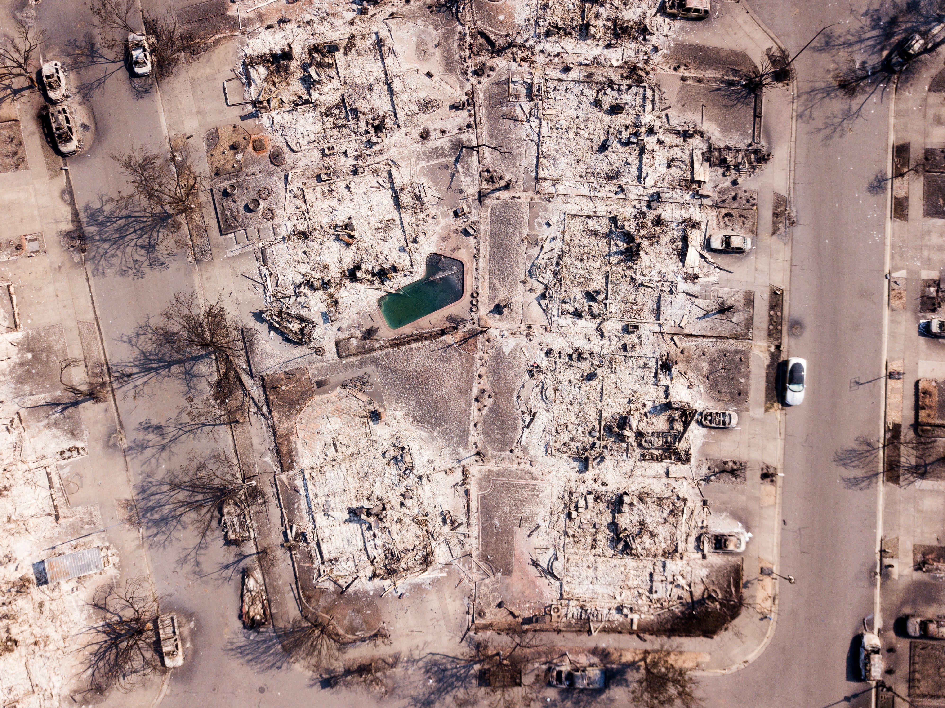 Horror Of California Wildfires Captured In Satellite And Aerial Photos ...