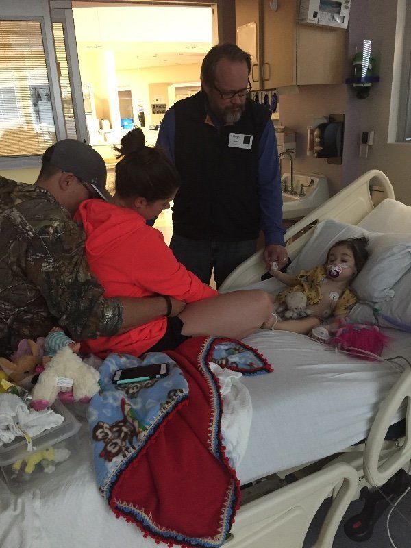 Sophie is being treated at Children's Medical Center in Dallas.