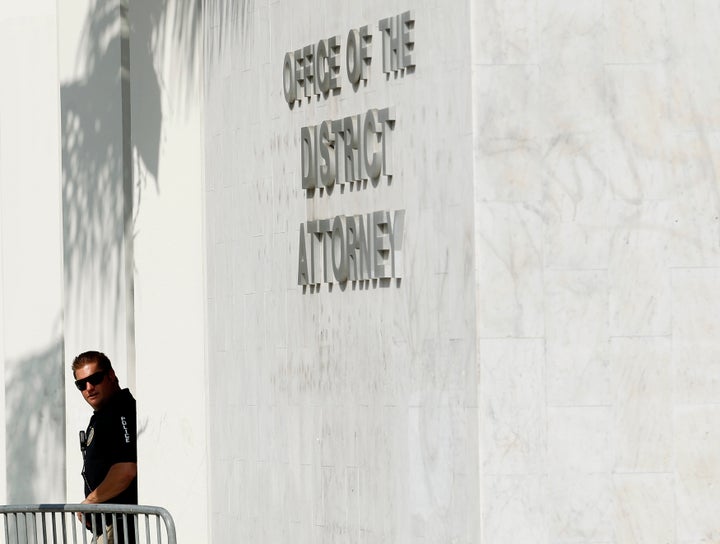 The Orange County District Attorney's building.