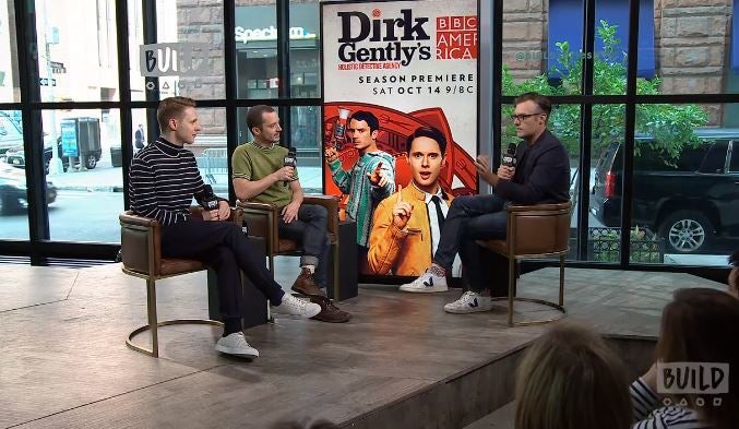 Samuel Barnett and Elijah Wood discuss the latest season of BBC America’s “Dirk Gently’s Holistic Detective Agency.”