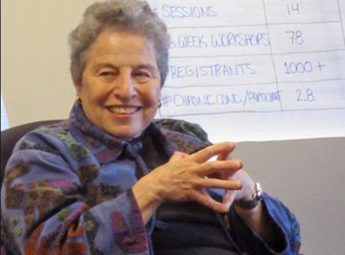 <p>DrPH Lorig, RN. Co-author of <em>Living a Healthy Life with Chronic Conditions</em></p>