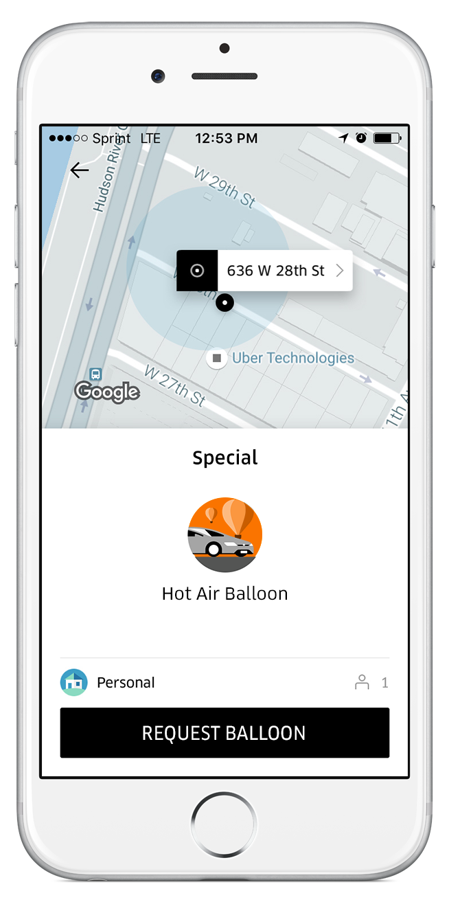 Up, up and away with Uber.