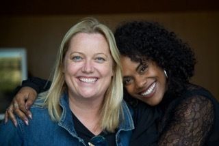 Claire Brown, Founder and Executive Producer of Conroy Productions LLC (l) and Daraiha Greene, Head of Multicultural Strategy, Google’s Computer Science in Media (r) . 