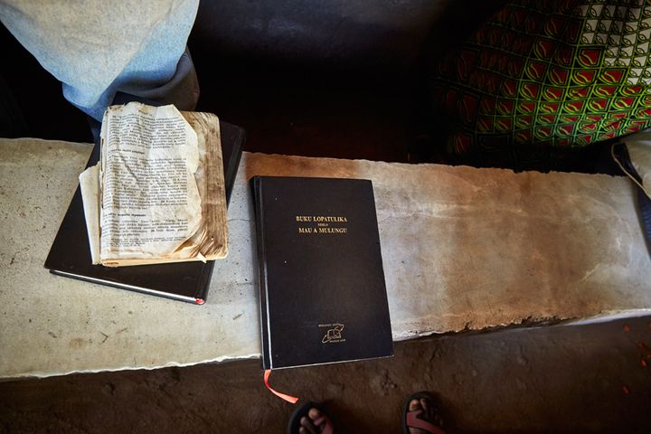 A bible belonging to Elias Jamson, Luchenza, southern Malawi, 2017. 