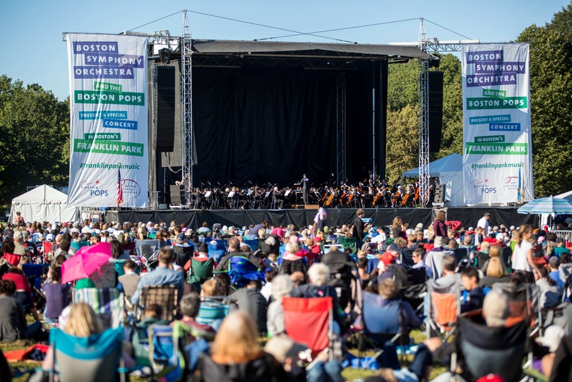 The Boston Pops at Franklin Park.