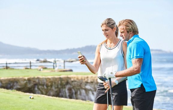 IBM Watson will provide virtual concierge service to Pebble Beach. Star surfer Laird Hamilton and pro volleyball player Gabrielle Reece are promoting the app. 