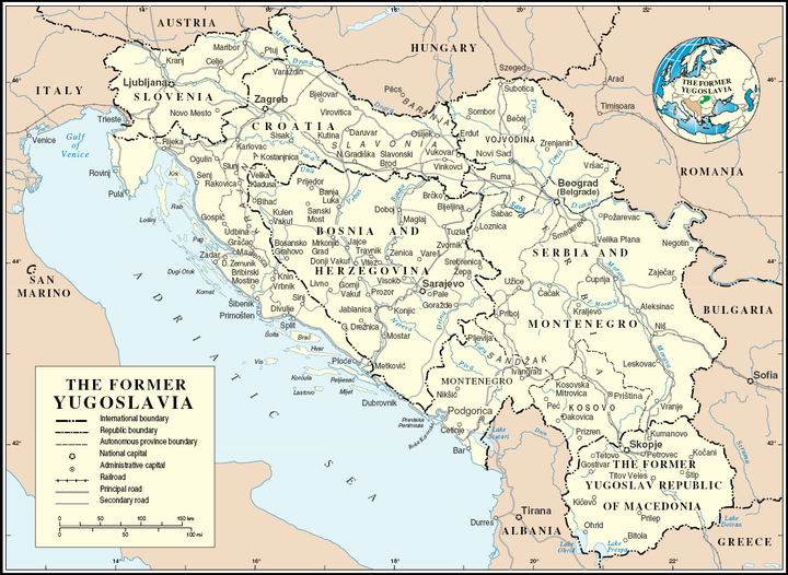 <p>Former Yugoslavia</p>