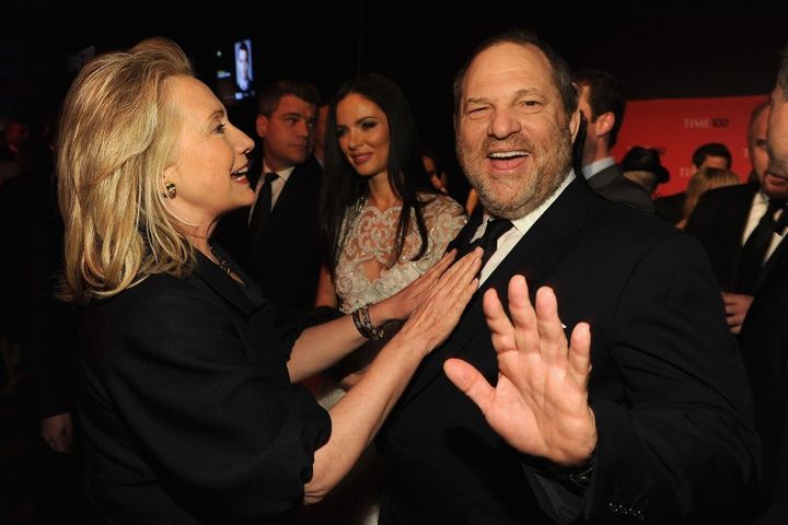Hillary Clinton with Harvey Weinstein at a 2012 gala for Time’s 100 Most Influential People in the World.