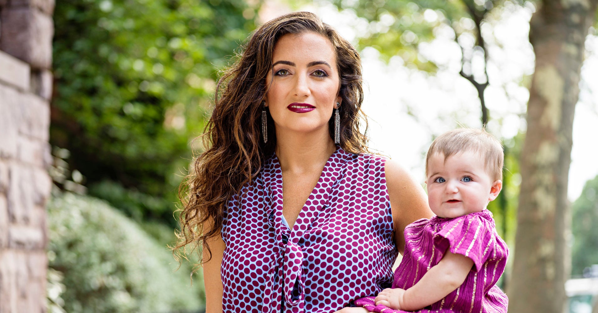 Jennifer Hyman with her daughter Aurora