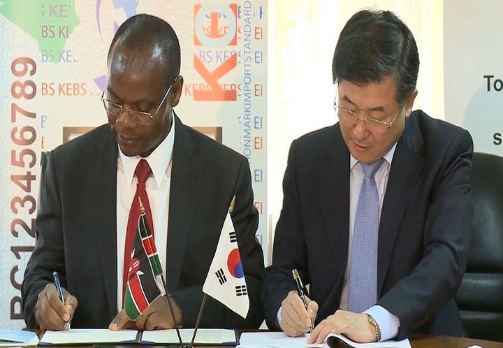 <p><em>Kenya Bureau of Standards (KEBS) and Korean Agency for Technology and Standards (KATS) have signed a Memorandum of Understanding (MOU) to boost standardization activities between the two countries.</em></p>