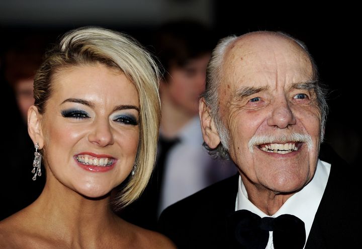 Sheridan with her beloved her father Colin.