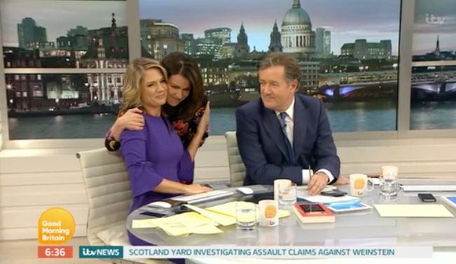 Susanna gave her co-host a hug 