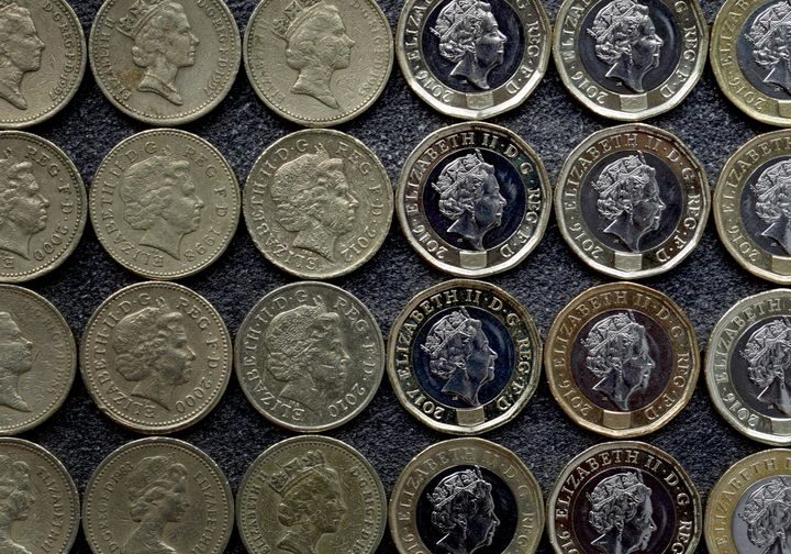 The old round £1 coins are no longer officially legal tender
