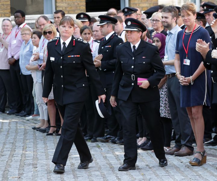 London Fire Brigade Commissioner Dany Cotton, left, is leading calls to abolish the word 'firemen'